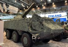 Beim Zukünftigen System Indirektes Feuer kurze Reichweite handelt es sich um ein Turmmörsersystem vom Typ NEMO auf einer CAVS 6x6-Transportpanzerplattform.