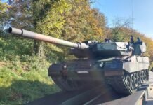 Leopard 2 A7A1 mit Schutzsystem Trophy