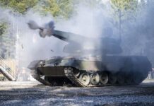 Flugabwehrsystem Skyranger 35 auf Leopard 1