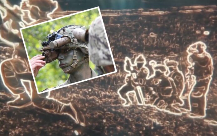 Die ENVG-B ist eine binokulare Fusions-Brille, die zwei leistungsstarke 18-mm-Nachtsichtröhren der dritten Generation (weißer Phosphor) mit einem separaten Wärmebildkanal mittels Bildfusion kombiniert.