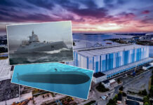tkMS Werft in Wismar, F127 und U212 CD