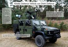 Kinetic Defence Vehicle mit 503D Maschinenwaffe