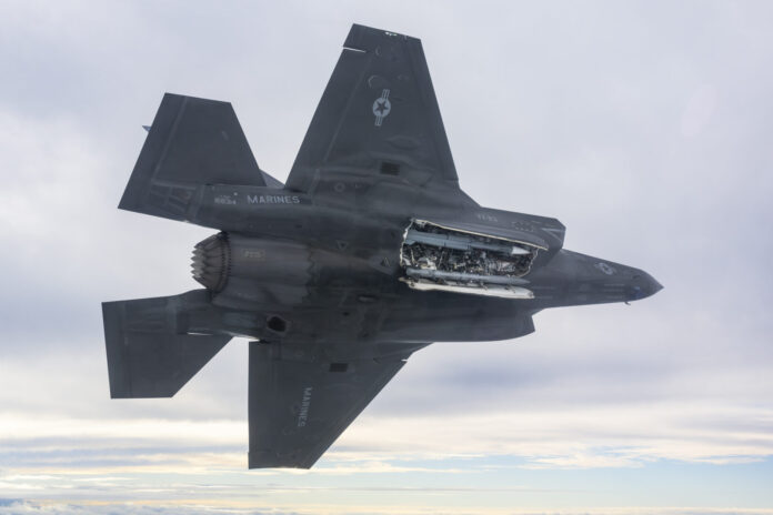 F-35B des U.S. Marine Corps mit Meteor
