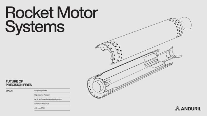 Raketenmotor für Artillerieraketen