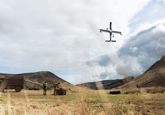 Loitering Munition System „One Way Effector – Vertical“ (OWE-V) von STARK