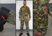 Prototyp der modernisierten Feldbekleidung