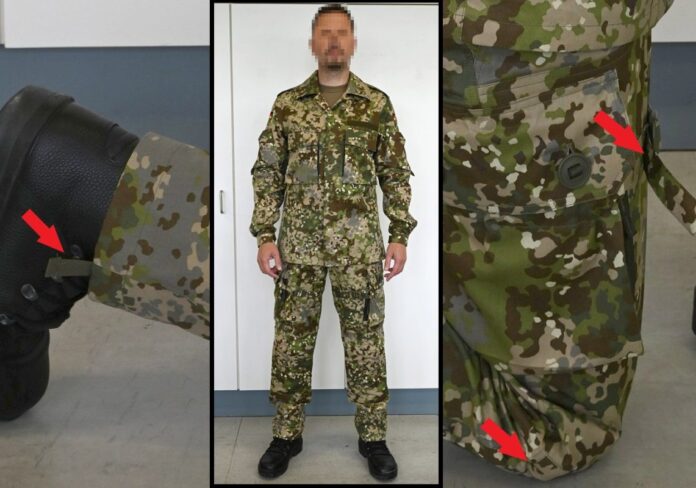 Prototyp der modernisierten Feldbekleidung