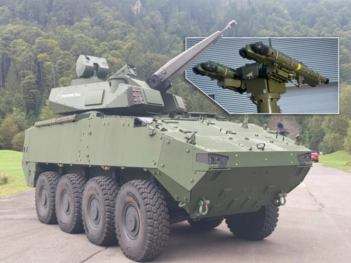 Skyranger 30 auf Piranha V mit Mistral 3