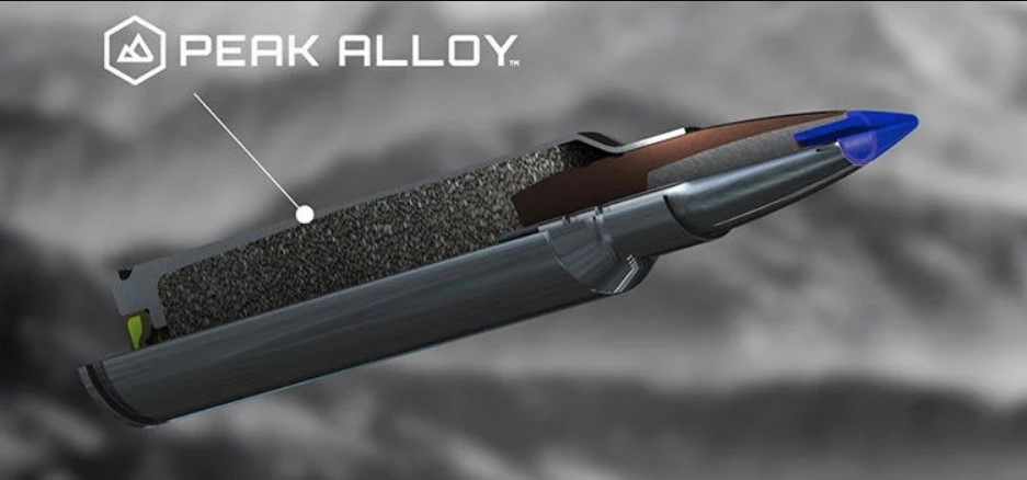 Federal Ammunition 7mm Backcountry, zeigt die „Peak Alloy“-Patronenhülse.