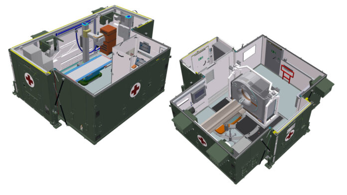 Sanitätscontainer Bundeswehr