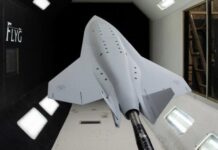 Saab Loyal Wingman im Windtunnel