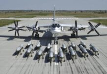 Tu-95 MS Bomber mit Kh-55 und Kh-101 Flugkörpern