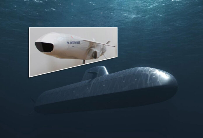 U 212 CD mit Joint Strike Missile - Surface Launched