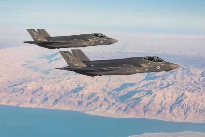 zwei israelische F-35 Kampfflugzeuge