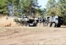 Schwerlasttransport Schützenpanzer Puma