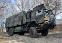 Ungeschütztes Transportfahrzeug der HX-Fahrzeugfamilie von Rheinmetall