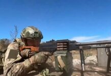 Angriff russischer Infanterie