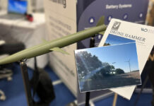 Drohnenabwehrflugkörper DroneHammer für eine günstige Drohnenabwehr im Nahbereich