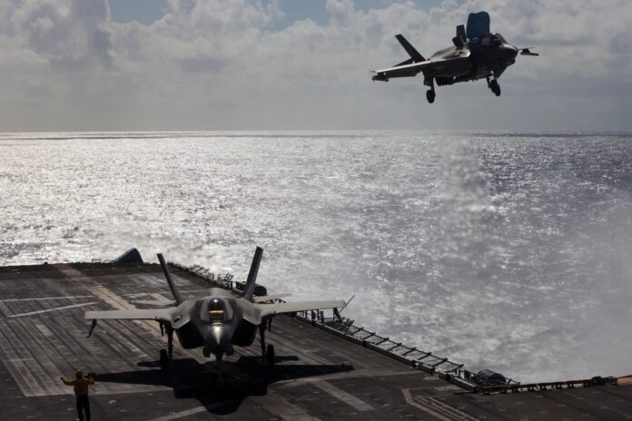 Kampfflugzeuge F-35 B des U.S. Marine Corps
