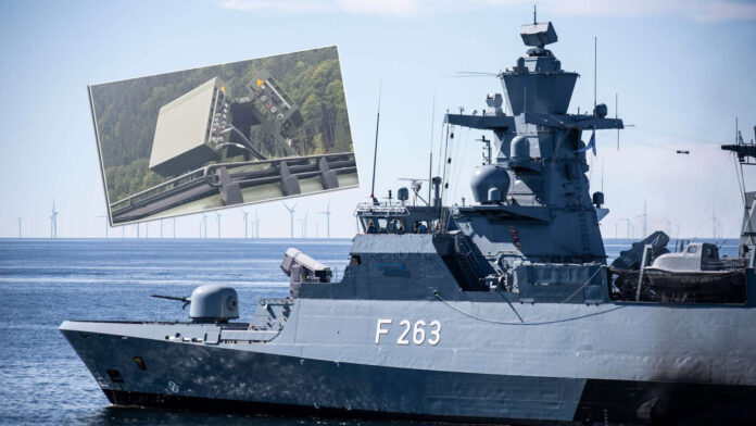 Korvette K130 der Deutschen Marine und Spexer Radar von Hensoldt zur Drohnenabwehr