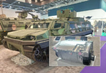 Renk HSWL 076 Getriebe auf Patria TRACKX