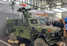 Drohnenabwehr-Fahrzeug Kinetic Defence Vehicle