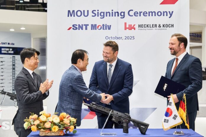 Kooperation Heckler und Koch mit SNT MOTIV