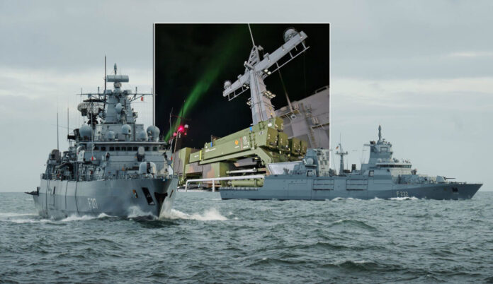 Navalisierte IRIS-T SLM erfolgreich bei Raketenschießen von der F125 in Norwegen getestet