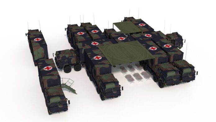 NATO Role 2B mobile und geschützte Sanitätseinrichtung