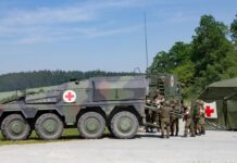 schweres geschütztes Sanitätsfahrzeug Boxer