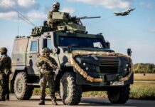 Eagle V 4x4 geschütztes Führungs- und Funktionsfahrzeug Klasse 2