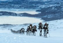 Gebirgsjäger in der Arktis