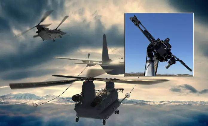 Im Rahmen des Beschaffungsvorhabens „Schwerer Transporthubschrauber“ (STH) sollen der Bundeswehr ab 2027 insgesamt 60 Hubschrauber vom Typ CH-47F Block II Chinook zulaufen, die von der Luftwaffe betrieben werden sollen. Im Zuge der Einführung des neuen Hubschraubers beabsichtigt die Bundeswehr offenbar mit dem schweren Drehrohr-Maschinengewehr des Typ 503D auch eine neue Waffe in die Streitkräfte einzuführen. Gut unterrichteten Kreisen zufolge soll die Maschinenwaffe die Bezeichnung MG7 erhalten.