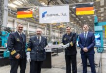 Auf der Wolgaster Peene-Werft ist heute gemeinsam mit Vertretern der Bundeswehr offiziell der erste Stahl des dritten und letzten Flottendienstbootes der Klasse 424 geschnitten worden.