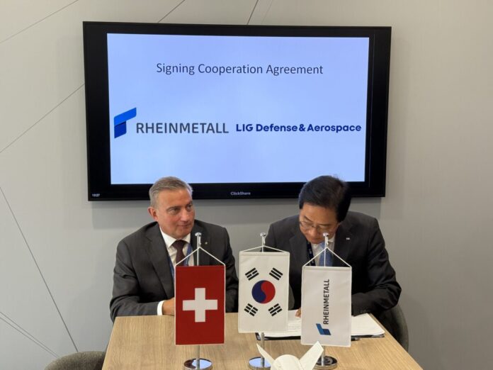 Der Düsseldorfer Rüstungskonzern Rheinmetall und LIG Defense & Aerospace (LIG D&A), ein führendes südkoreanisches Unternehmen der Verteidigungsindustrie, haben eine strategische Partnerschaft vereinbart, um gemeinsam Luftverteidigungssysteme für das europäische und NATO-Territorium bereitstellen.