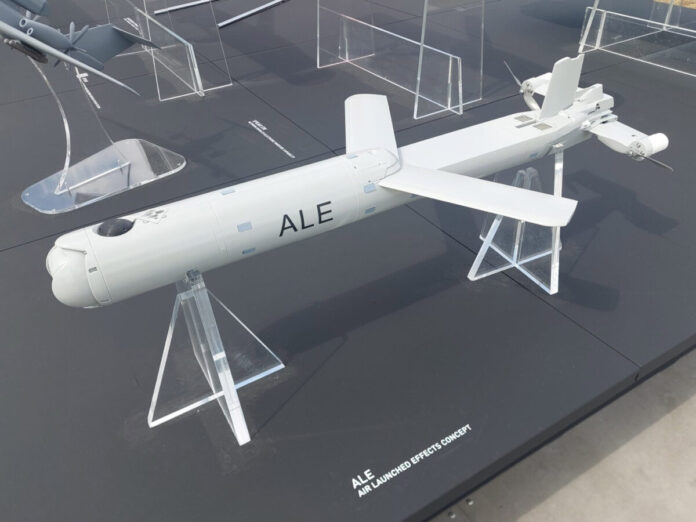 Der Schrobenhausener Flugkörperspezialist MBDA Deutschland entwickelt gegenwärtig einen leichtgewichtigen Effektor, der trotz seines Namens ALE (Air Launched Effect) auch von einem Schiff gestartet werden kann.