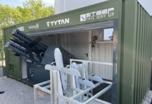 Die vier deutschen Unternehmen KNDS Deutschland, Helsing, TYTAN Technologies und steep zeigen auf der Rüstungsmesse Eurosatory 2026 in Paris ein containerbasiertes Konzept für den Einsatz unterschiedlicher unbemannter Systeme – Strike-Drohnen und Abfangdrohnen – im Rahmen einer beweglichen Gefechtsführung.