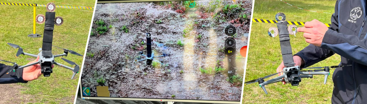 Der von auf dem Symposium vorgeführte Demonstrator von MBDA Deutschland war in der Lage, in kurzer Zeit nacheinander Löcher in mehrere aus Metall gefertigte Münzen in einer Entfernung von mehreren hundert Metern zu brennen.