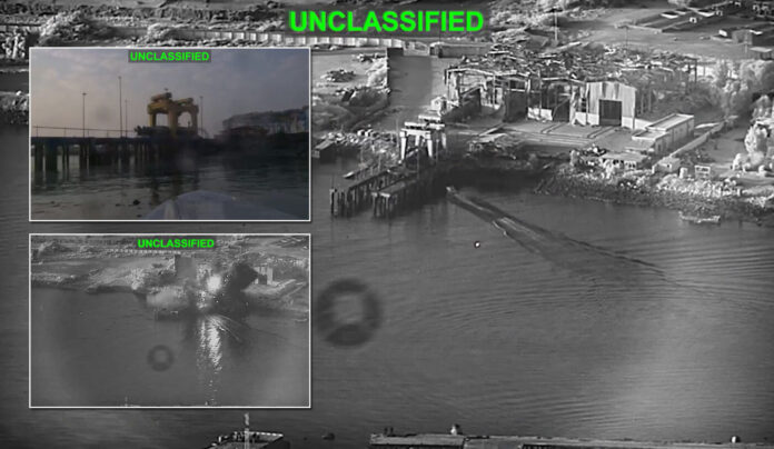 Einsatz des Corsair-USV gegen den iranischen Marinestützpunkt Bandar Abbas