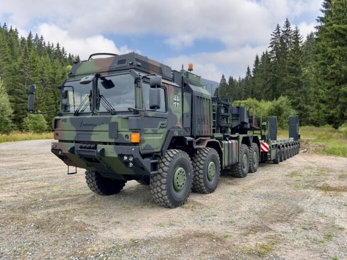 Der Düsseldorfer Rüstungskonzern wird 56 weitere Schwerlasttransporter des Typs Elefant 2 an die Bundeswehr liefern.