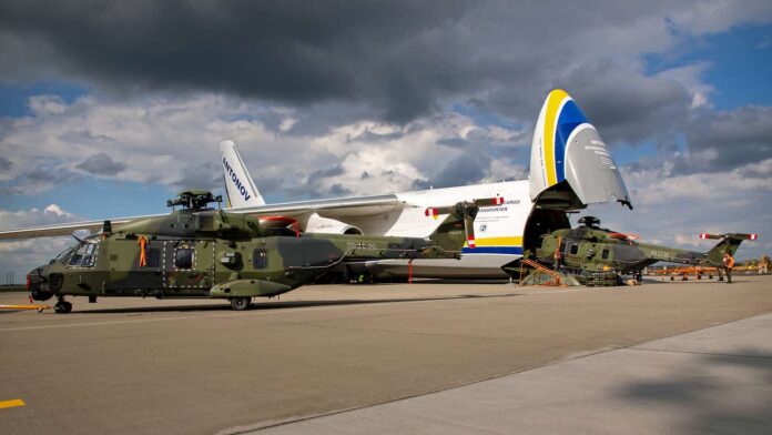 AN-124 und NH90 der Bundeswehr