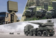 Iris-T SLM und Thales MMR und Skyranger 35 auf Lkw