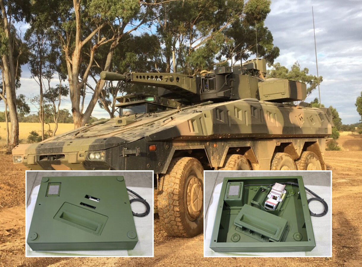 Auch Rheinmetall hat bereits vor mehreren Jahren ein Konzept für eine mögliche Boxer-APS-Lösung mittels StrikeShield-Modulen gezeigt.