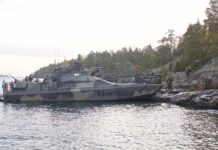 Beim Watercat M18 handelt es sich um rund 20 m langes Mehrzweck-Kampfboot mit einer Verdrängung von 32 to, von dem die finnischen Streitkräfte 12 Systeme als Jehu-Klasse in Verwendung haben.