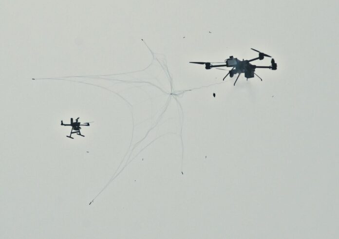 Netzwerferdrohne A1-Falke von ARGUS Interception